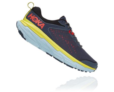 Hoka One One Challenger ATR 6 - Sapatos Ortopédicos Mulher Azuis / Verdes | PT-DSneIeL